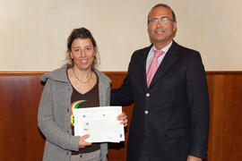 II Edición de la entrega de premios del concurso de fotografía medioambiental. Facultad de Medicina. Febrero de 2013