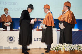 Investidura de Bernardo Quintero como Doctor "Honoris Causa" por la Universidad de Málaga. Paraninfo. Marzo de 2025