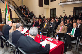 Conmemoración del 45 Aniversario de la primera clase universitaria en el Ayuntamiento de Málaga. Enero de 2011