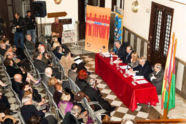 Conmemoración del 45 Aniversario de la primera clase universitaria en el Ayuntamiento de Málaga. Enero de 2011
