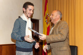II Edición de la entrega de premios del concurso de fotografía medioambiental. Facultad de Medicina. Febrero de 2013