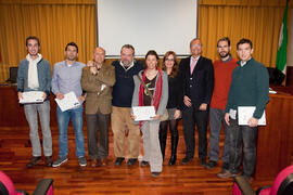 II Edición de la entrega de premios del concurso de fotografía medioambiental. Facultad de Medicina. Febrero de 2013