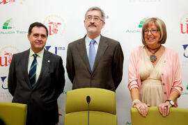 Firma de los rectores del Campus de la Excelencia de la Universidad de Málaga. Rectorado. Mayo de 2010