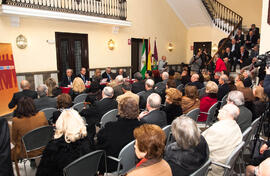 Conmemoración del 45 Aniversario de la primera clase universitaria en el Ayuntamiento de Málaga. Enero de 2011