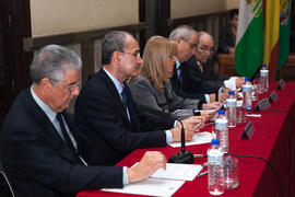 Conmemoración del 45 Aniversario de la primera clase universitaria en el Ayuntamiento de Málaga. Enero de 2011