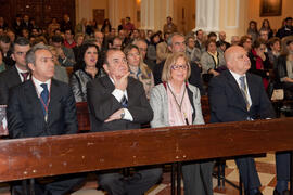 Asistentes a la misa de Lunes Santo. Iglesia de San Agustín. Marzo de 2013