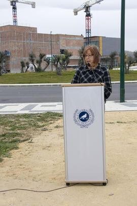 Firma de la recepción de la primera fase urbanizable de la ampliación del Campus de Teatinos de la Universidad de Málaga. Marzo de 2008