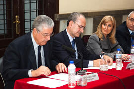 Conmemoración del 45 Aniversario de la primera clase universitaria en el Ayuntamiento de Málaga. Enero de 2011