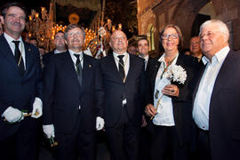 Procesión Magna Mariana con motivo del "Mater Dei". Centro histórico de Málaga. Septiembre de 2013