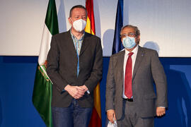 Toma de posesión de Antonio Jesús Nebro Urbaneja como nuevo catedrático del Área de Lenguajes y Sistemas Informáticos de la Universidad de Málaga. Paraninfo. Diciembre de 2021