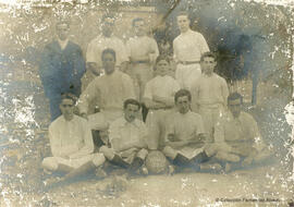 Málaga, equipo de futbol Málaga F. B. C. Fotógrafo desconocido.