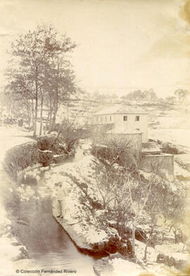 Ronda (Málaga), "Los molinos", paisaje nevado. Pedro Richarte.