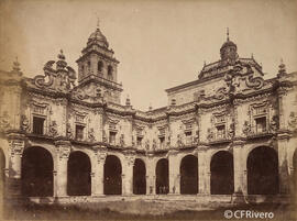 Celanova (Orense), Monasterio de San Salvador, claustro de las Procesiones. Valentín Medía.