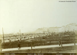 Málaga, Parque y Cortina del Muelle. Giménez Lucena.