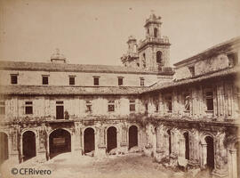 San Cristobal de Cea (Orense), Monasterio de Santa María la Real de Osera, Patio de los Caballeros. Valentín Medía.