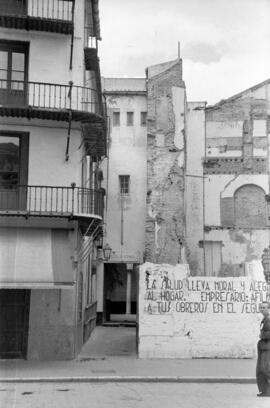 Escuela Normal. Plaza de la Constitución. Década de 1940. Málaga, España.