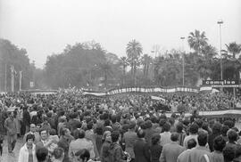 Manifestación por la autonomía de Andalucía. 1977-12-04. Málaga, España. 1.2. Manifestación.