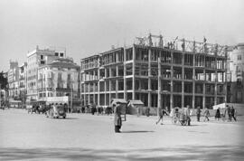 Acera de la Marina. Hacia 1950. Málaga, España