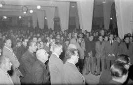 Visita a la Escuela de Formación Profesional Francisco Franco de  José Solís Ruiz, ministro-secre...