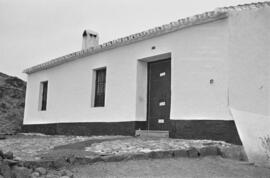 Barrio de El Palo. Casa rural precintada. Reportaje para la revista El Caso. Diciembre de 1954. Málaga, España.