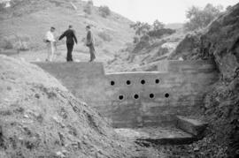 El Palo. Obras. Mayo de 1960. Málaga. España.