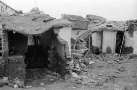 Viviendas. Arroyo del Cuarto. 1955-11, noviembre. Inundaciones del 29 de octubre de 1955. Málaga,...