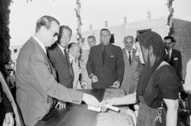 Inauguración Barriada 4 de diciembre. Agosto de 1959. Málaga, España.