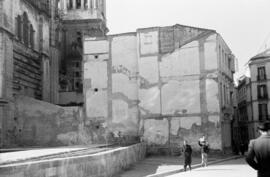 Calle Císter. Catedral de Málaga. Década de 1940. Málaga, España.
