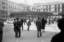 Plaza de la Constitución. Noviembre de 1959. Málaga, España