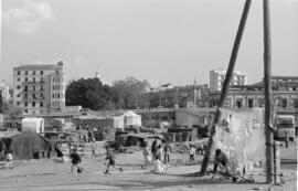 Barrio de El Perchel. Puente de Tetuán. Alameda Principal. 1965, enero. Málaga, España