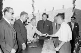 Inauguración Barriada 4 de diciembre. Agosto de 1959. Málaga, España.