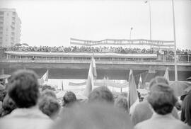 Manifestación por la autonomía de Andalucía. 1977-12-04. Málaga, España. 1.7. Manifestación.