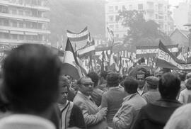 Manifestación por la autonomía de Andalucía. 1977-12-04. Málaga, España. 1.1: Preparativos.