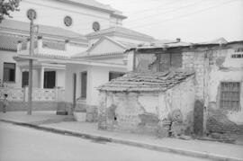 Calle Ventura de la Vega. Iglesia del del Corpus Christi. Octubre de 1958. Málaga. España.