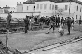 Arroyo de los Ángeles. Embovedado. Febrero de 1963. Málaga, España.