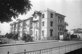 Sanatorio 18 de julio. Vistas exteriores. Años 40. Málaga, España. 04.