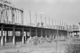 Avenida Doctor Marañón. Ampliación Escuela de Comercio. Noviembre de 1963. Málaga, España.