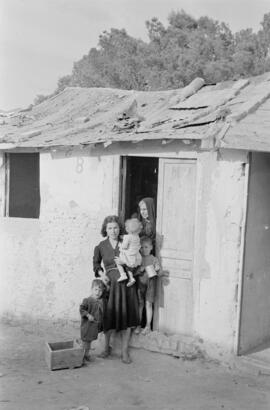 Viviendas. Haza de Varela. Diciembre de 1954. Málaga. España.