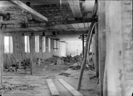 Obras en el colegio de Salesianos. Hacia 1939. Málaga, España