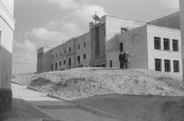 Obras en El Ejido. Escuela Normal de Magisterio. Octubre de 1958. Málaga. España.