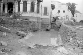 Destrozos en Villa Consuelo, de José Gómez Mercado, por las inundaciones del 29 de octubre de 195...