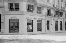 Iberia. Lineas aéreas españolas. Abril de 1954. Málaga. España.