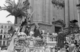 Semana Santa de Málaga. Nuestro Padre Jesús a su entrada en Jerusalén (Pollinica). Domingo de Ramos. Marzo de 1959. España.