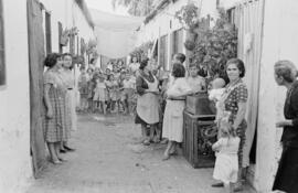 Vivienda corralón. Octubre de 1954. Málaga, España.