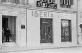 Iberia. Lineas aéreas españolas. Abril de 1954. Málaga. España.