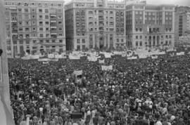 Visita oficial de Franco a Málaga. 27 y 28 de abril de 1961. Plaza de la Marina. Málaga, España