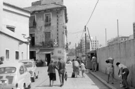 Pasillo de Santo Domingo, barrio de El Perchel. 1971. Málaga, España.