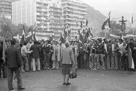 Manifestación por la autonomía de Andalucía. 1977-12-04. Málaga, España. 1.1: Preparativos.