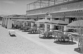 Merendero Antonio Martín, barrio de La Malagueta. 1954, mayo. Málaga. España.