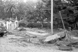 Destrozos en Villa Consuelo, de José Gómez Mercado, por las inundaciones del 29 de octubre de 195...